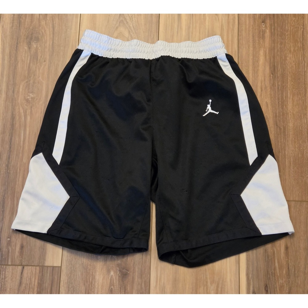 Nike Air Jordan Athletic Shorts Men's Size Medium Black White